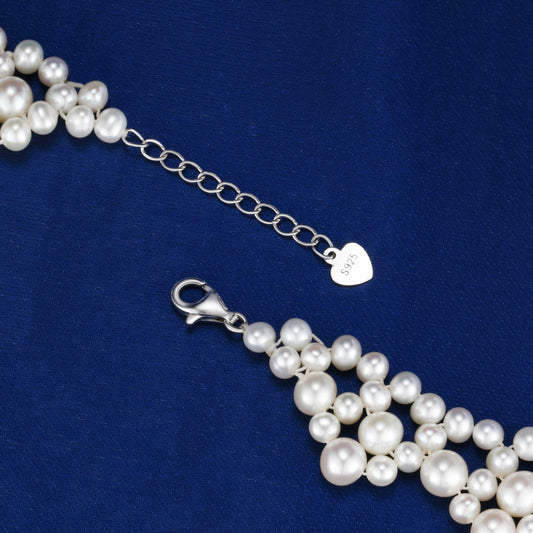 Pearl Necklace| Pearl S925 Necklace, Custom Available