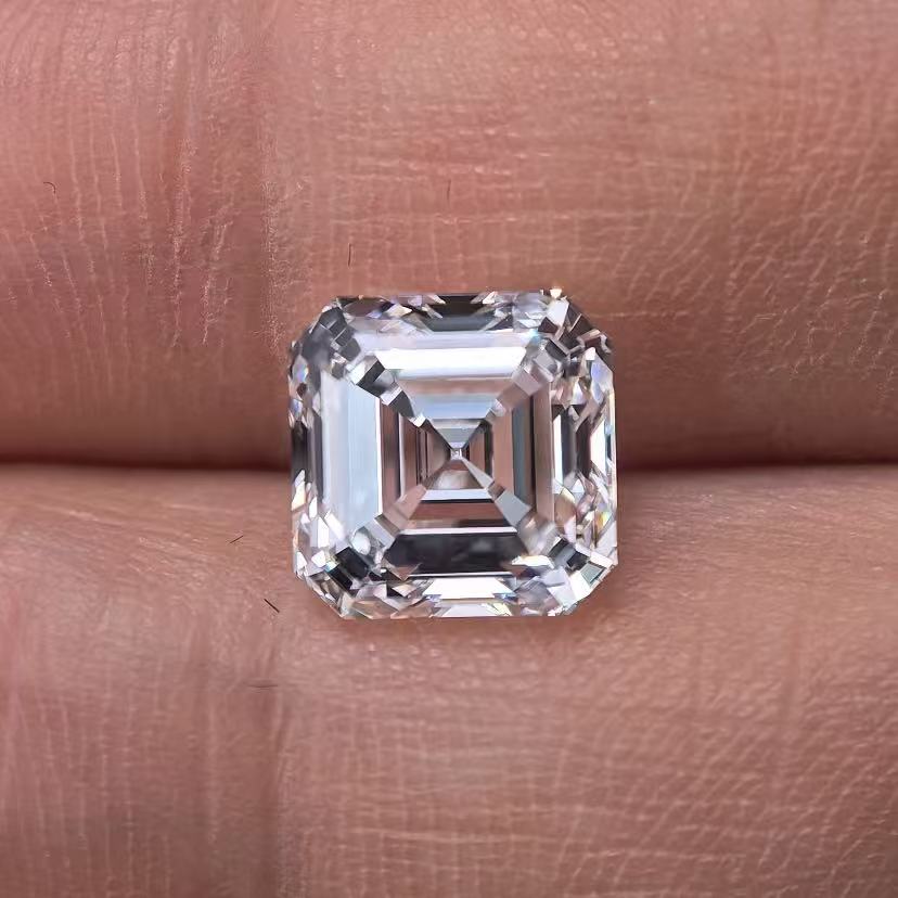 3.37ct SQ Emerald Cut Lab Diamond | Diamond Loose Gemstone, Custom Accept