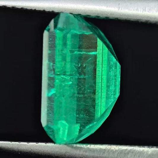 3.308ct Rectagle Lab Coumbia Emerald | Lab Coumbia Emerald , Custom Accept
