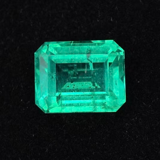 3.308ct Rectagle Lab Coumbia Emerald | Lab Coumbia Emerald , Custom Accept