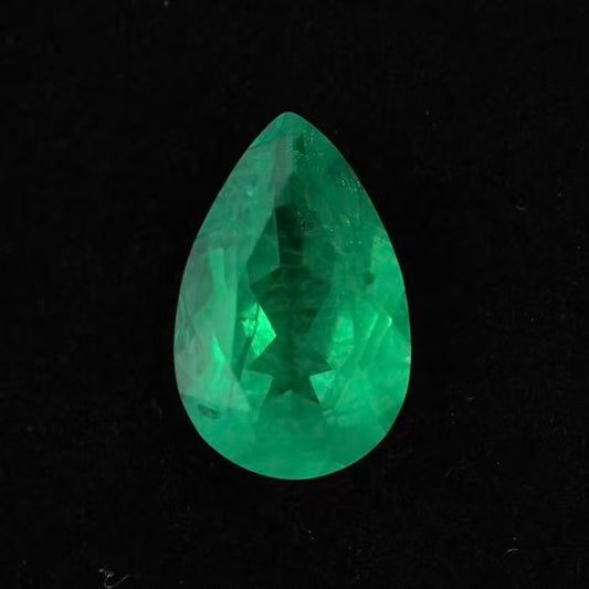 1.887ct Pear Lab Coumbia Emerald | Lab Coumbia Emerald , Custom Accept