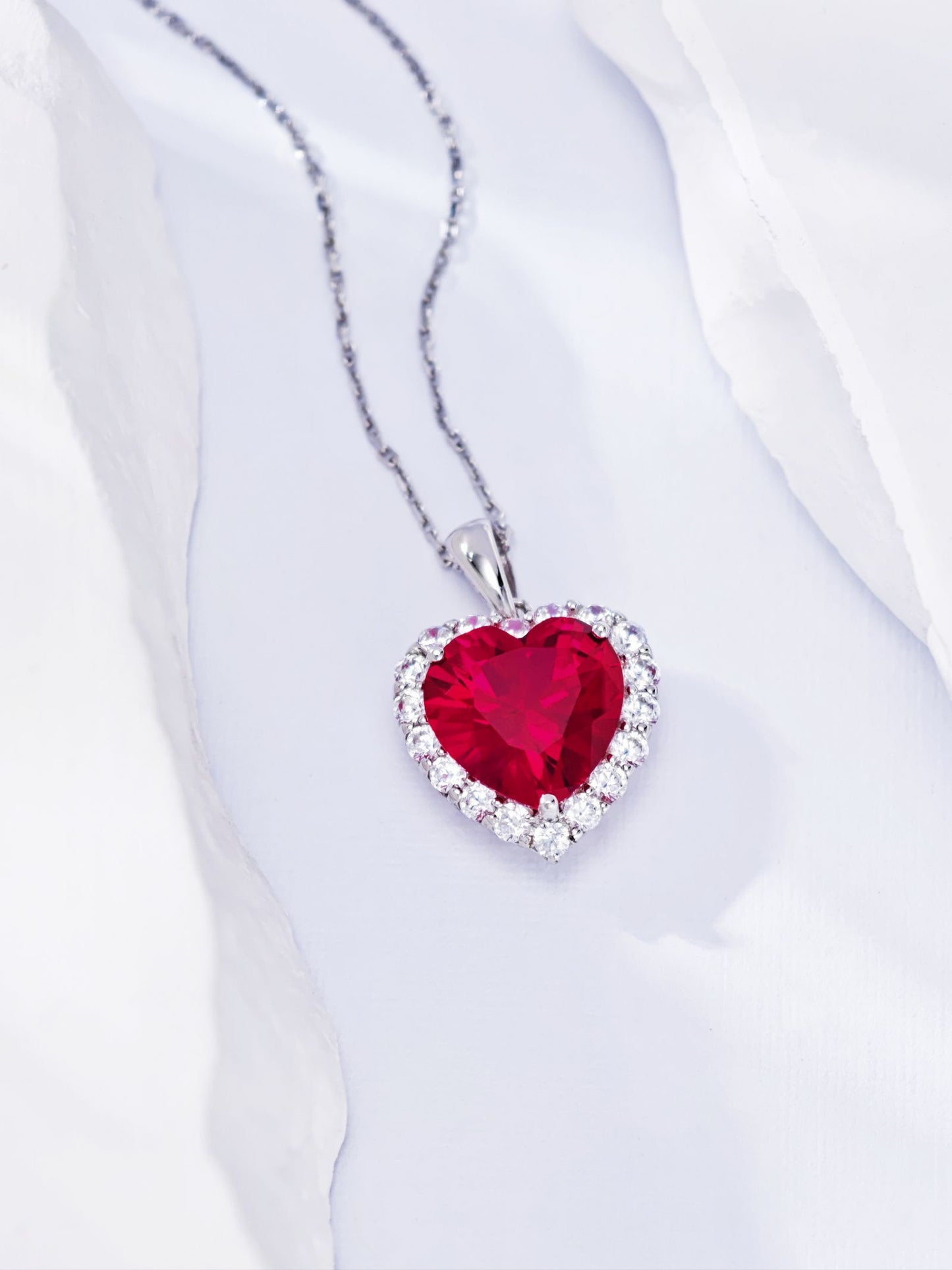Fashion Heart Shape Necklace Gold-Plated S925 Necklace, Custom Available