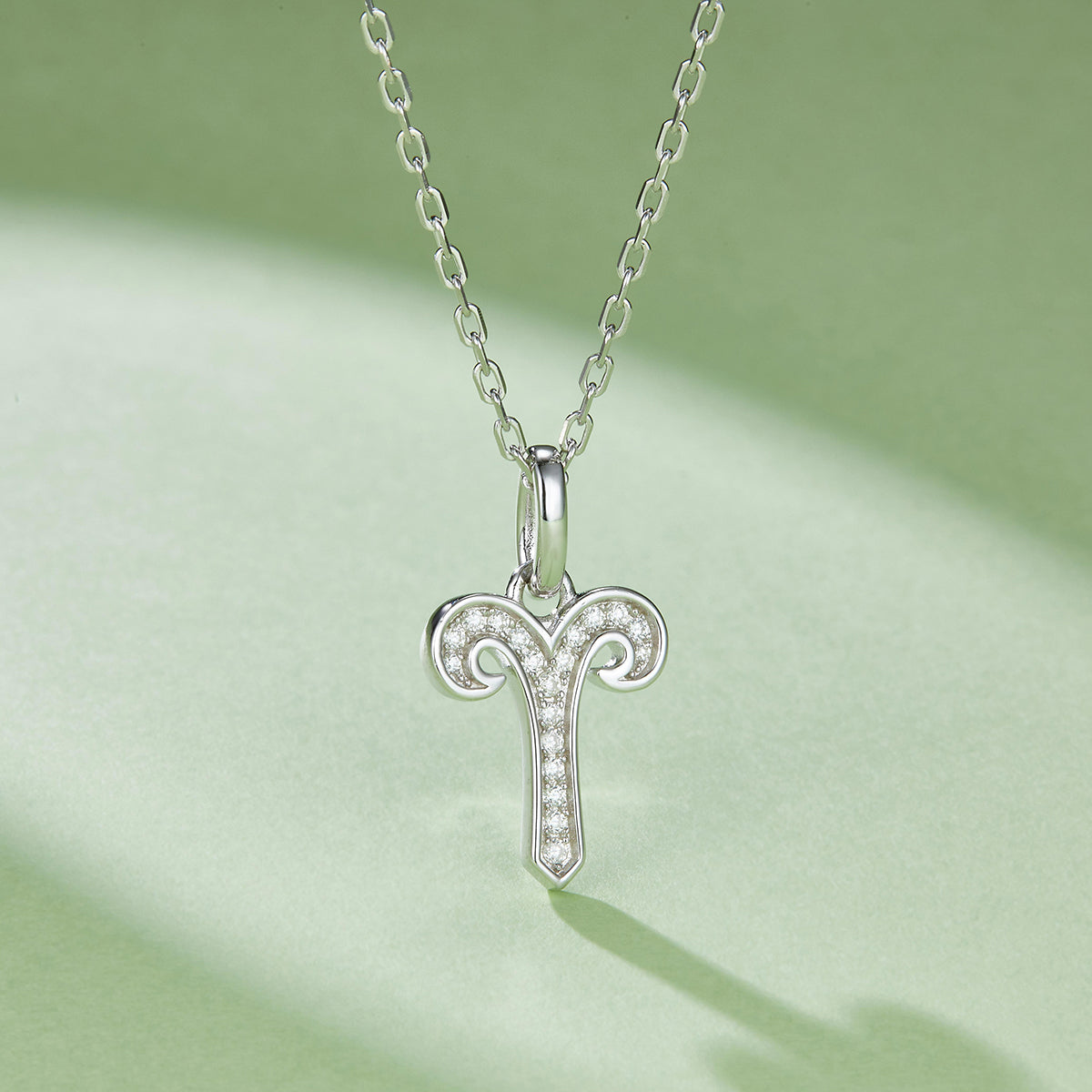 Aries Zodiac Moissanite Necklace | S925 With 18K White Gold Plating, Customize