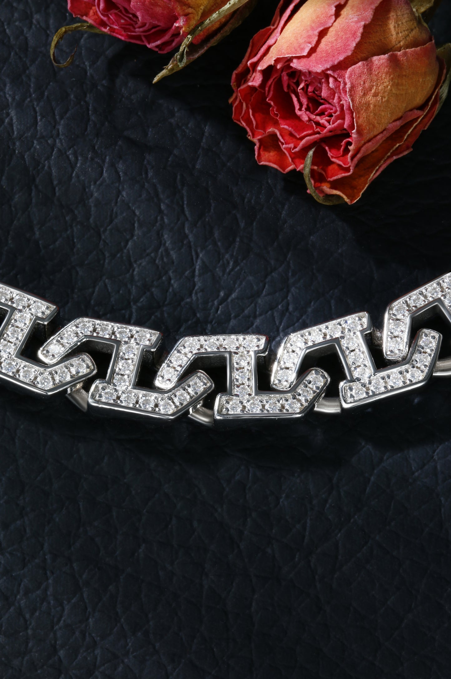 Mossanite Cuban Link Bracelet | 18K Gold-Plated S925 Silver, Custom Available