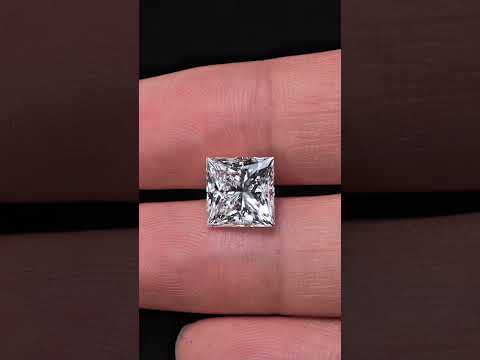 4.04ct SQ Princess Cut Lab Diamond | Diamond Loose Gemstone, Custom Accept