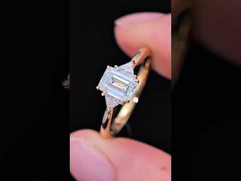 1.055 Ct Lab Diamond Ring| AU750 18K Gold Ring, Custom Accept