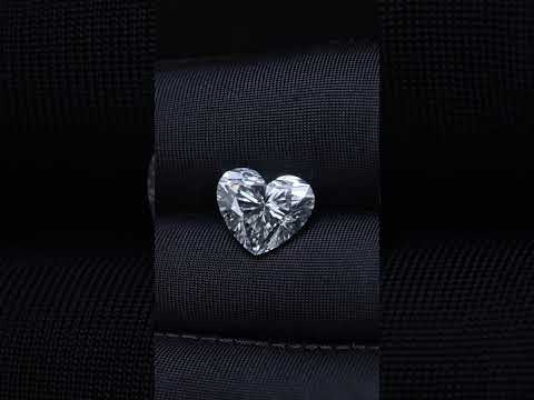 4.05ct Heart Briiliant Cut Lab Diamond | Diamond Loose Gemstone, Custom Accept