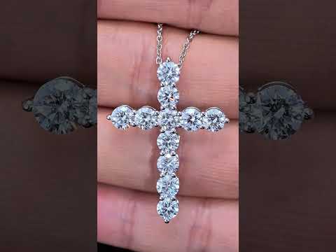 3.519ct Geometry Lab Diamond Necklace |Diamond PT 950 Necklace, Custom Accept