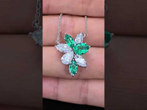 4.386ct Geometry Lab Diamond Necklace |Diamond PT 950 Necklace, Custom Accept