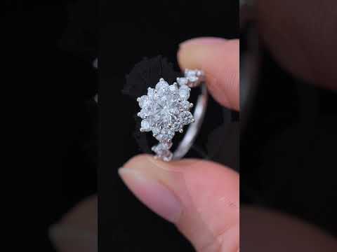 1.847Ct Round Lab Diamond Ring|PT-950 Platinum Ring, Custom Accept