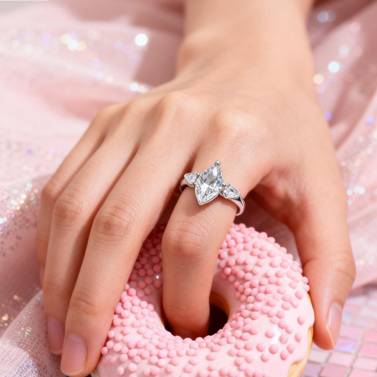 🔥Diamond PT950 Ring