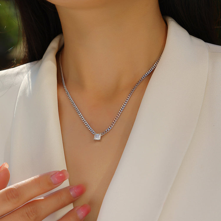 Mossanite Necklace