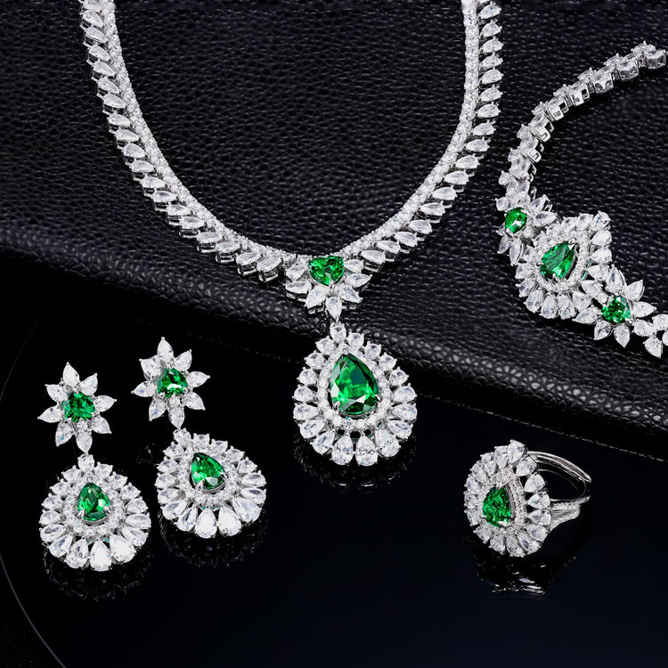 Lab Emerald S925 Set