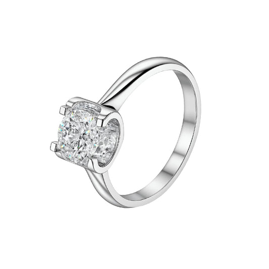 1.025 Ct Round Lab Diamond Ring|PT-950 Platinum Ring, Custom Accept