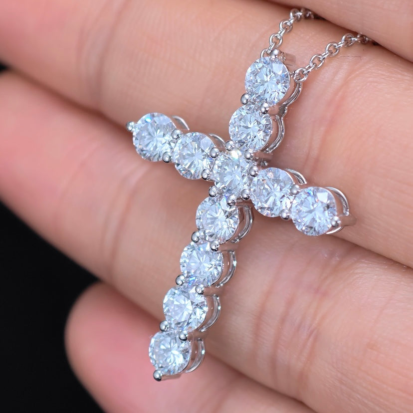 3.519ct Geometry Lab Diamond Necklace |Diamond PT 950 Necklace, Custom Accept