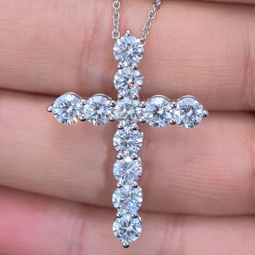 3.519ct Geometry Lab Diamond Necklace |Diamond PT 950 Necklace, Custom Accept