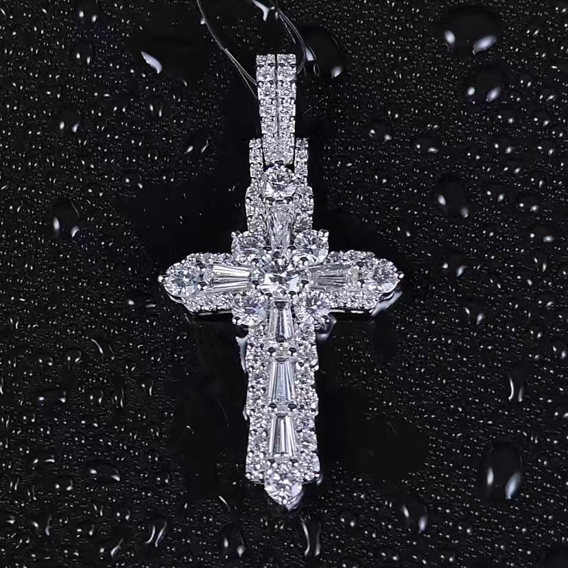 2.959ct Geometry Lab Diamond Necklace |Diamond PT 950 Necklace, Custom Accept