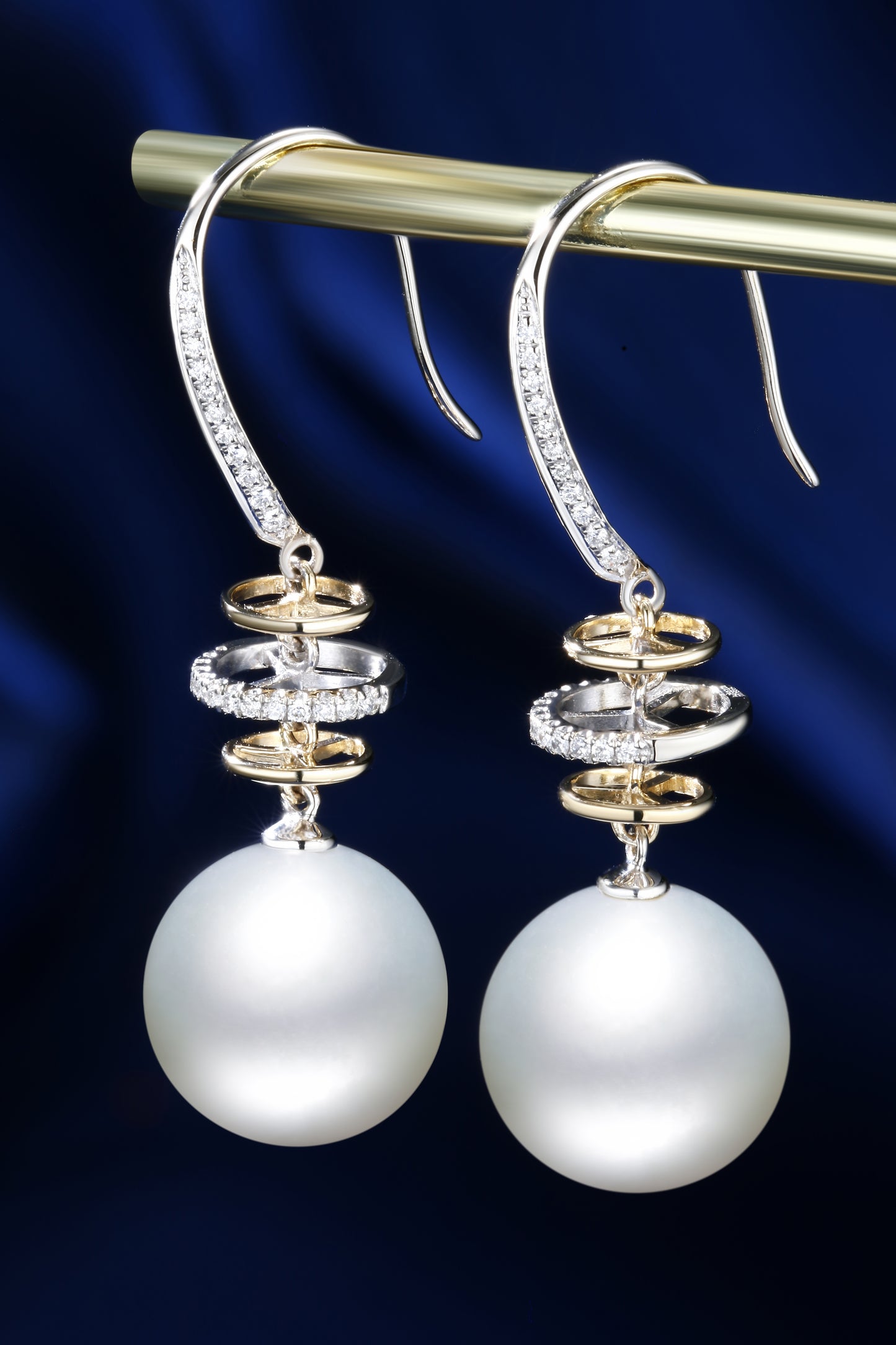 11.5mm South Sea Pearl Earrings| Pearl 18K Earring, Custom Available