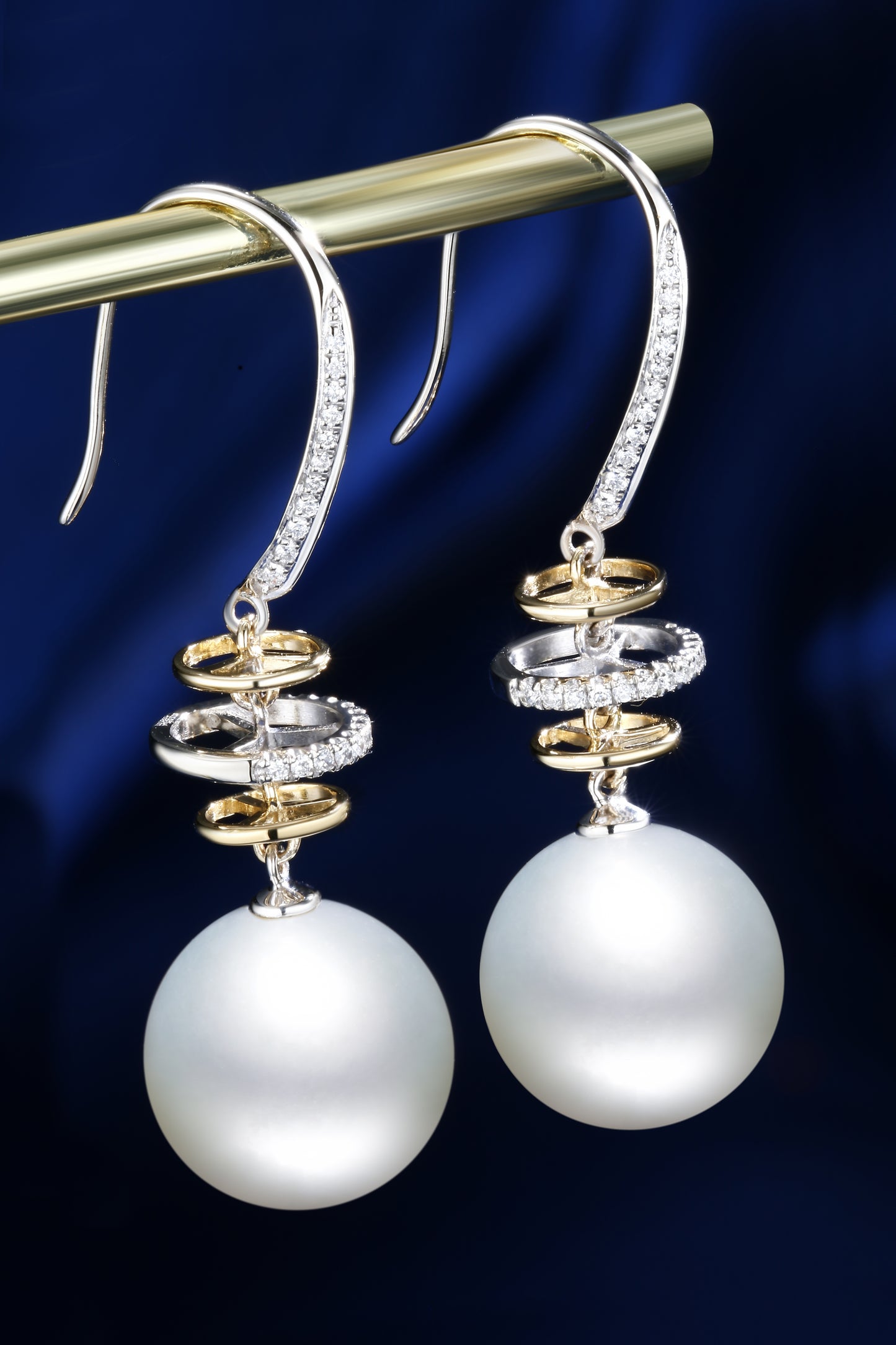 11.5mm South Sea Pearl Earrings| Pearl 18K Earring, Custom Available