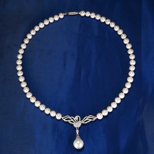Pearl Necklace| Pearl S925 Necklace, Custom Available