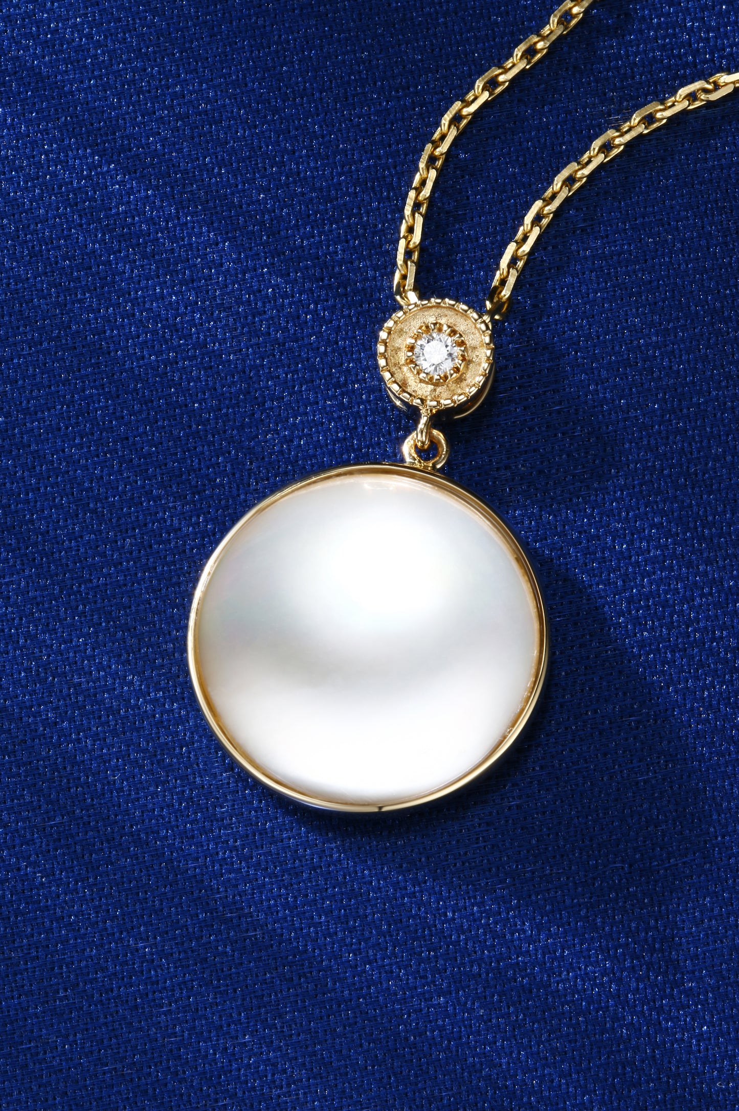 14mm Mabe Pearl Pendent| Pearl 18K Pendent, Custom Available