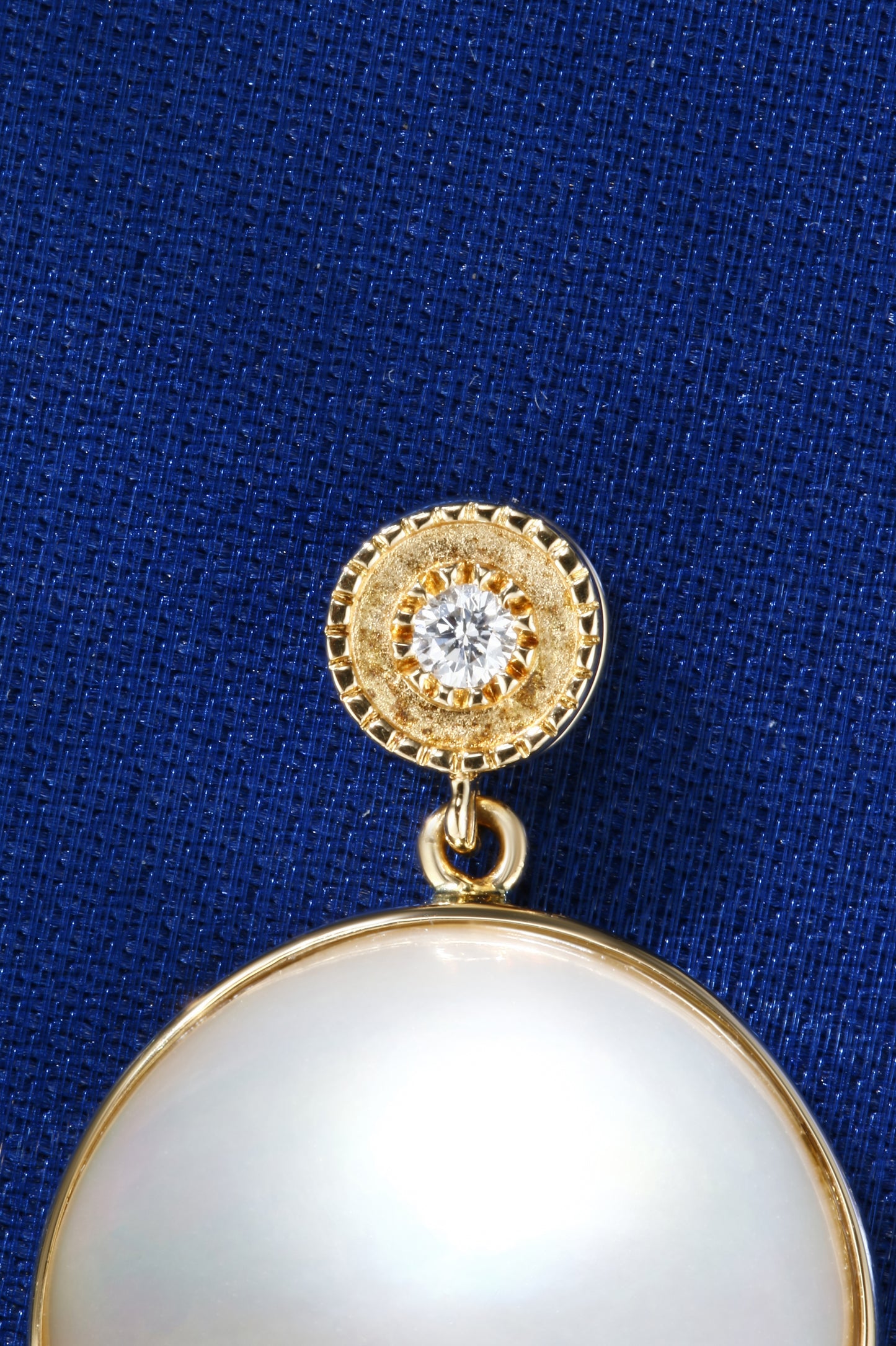 14mm Mabe Pearl Pendent| Pearl 18K Pendent, Custom Available