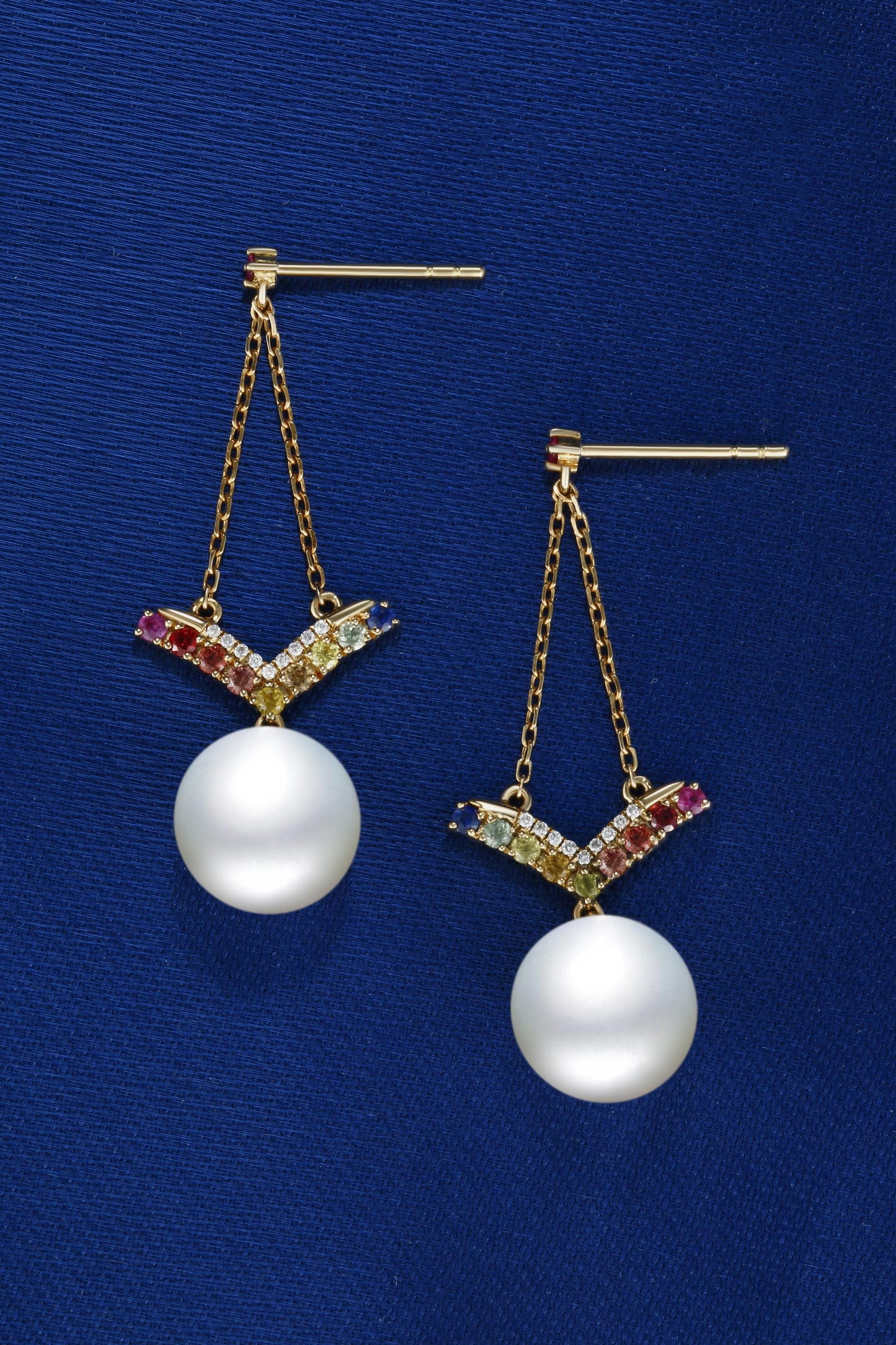 South Sea Pearl Earrings| Pearl 18K Earring, Custom Available