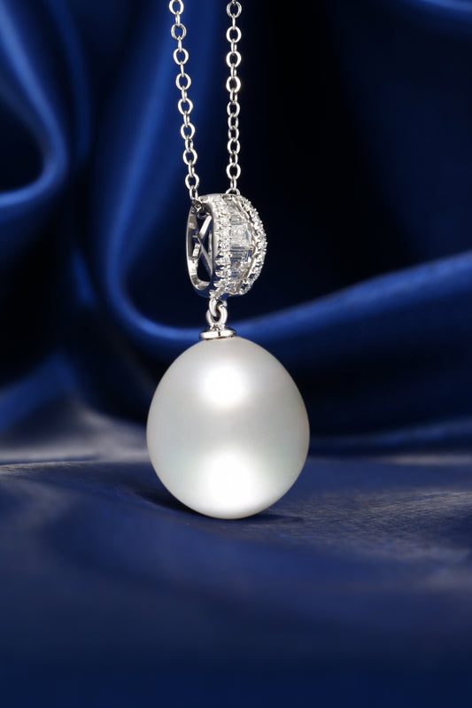 South Sea Pearl Pendent | Pearl 18K Pendent, Custom Available