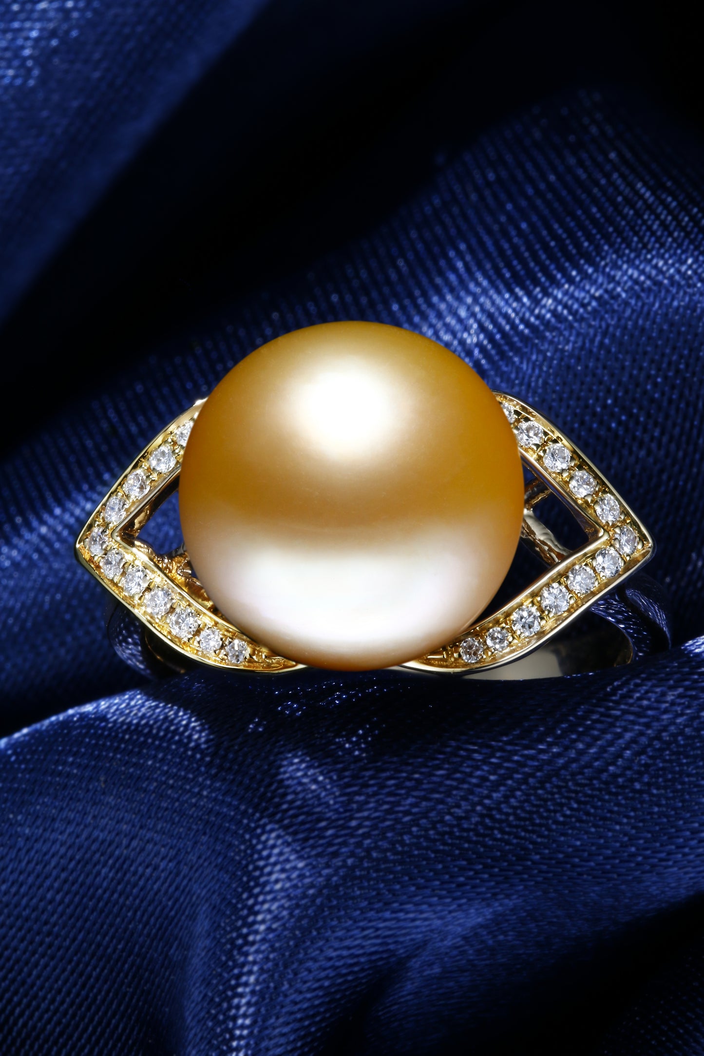 South Sea Pearl Ring | Pearl 18K Gold Ring, Custom Available