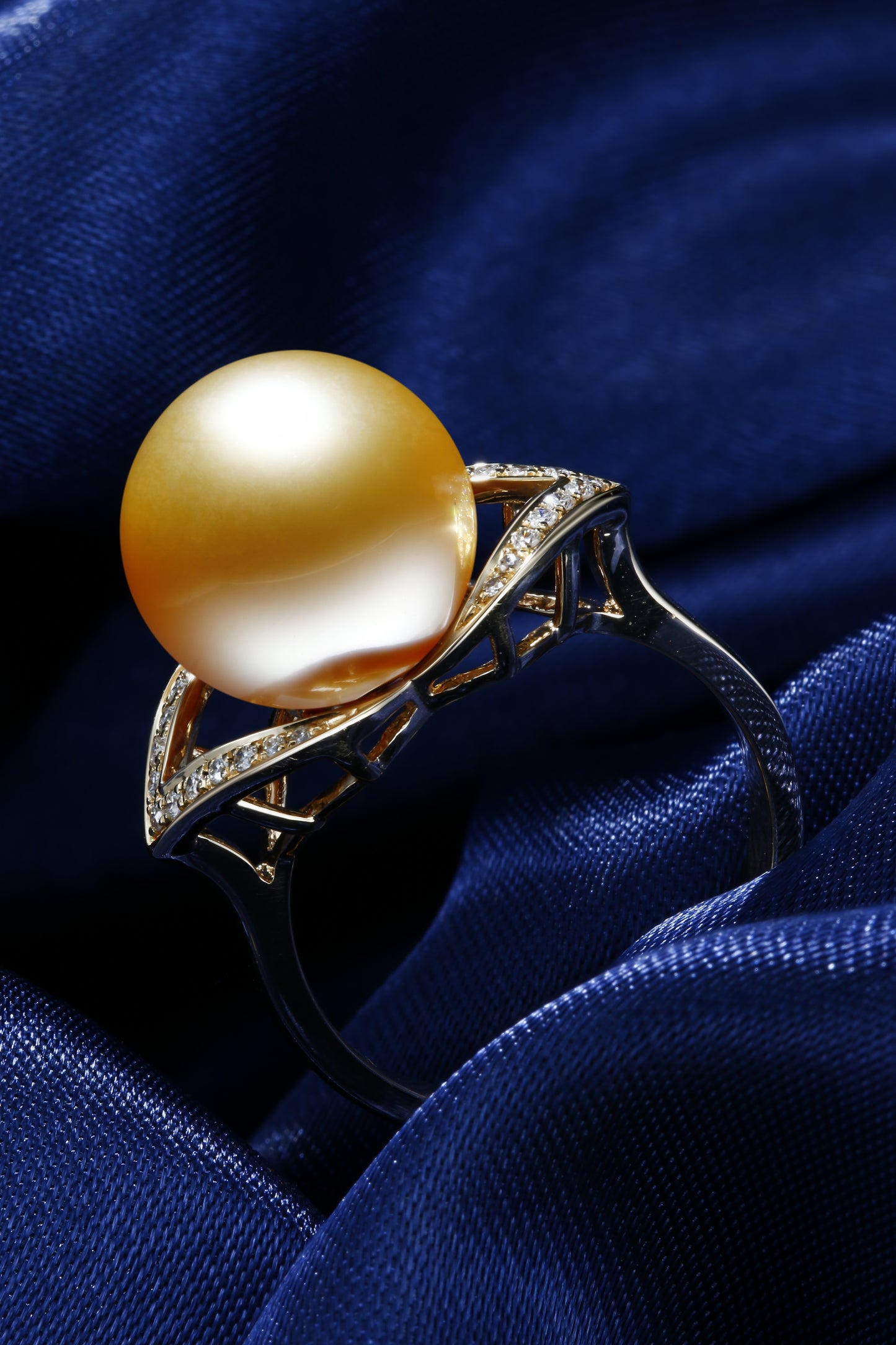 South Sea Pearl Ring | Pearl 18K Gold Ring, Custom Available