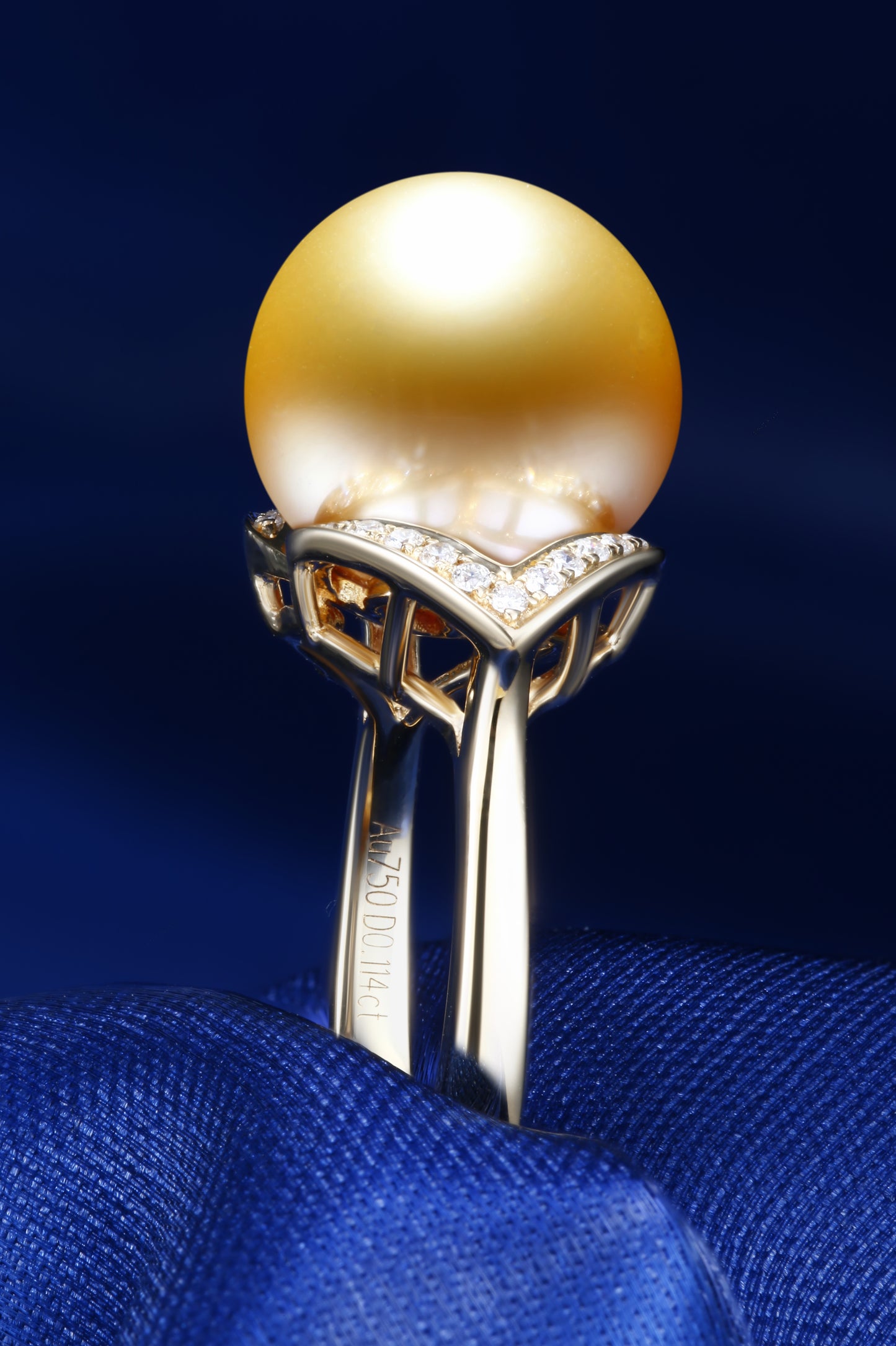 South Sea Pearl Ring | Pearl 18K Gold Ring, Custom Available