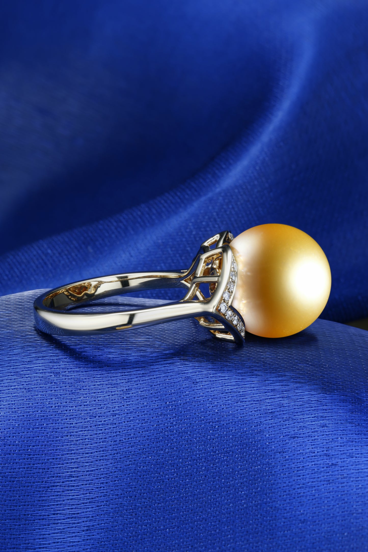 South Sea Pearl Ring | Pearl 18K Gold Ring, Custom Available