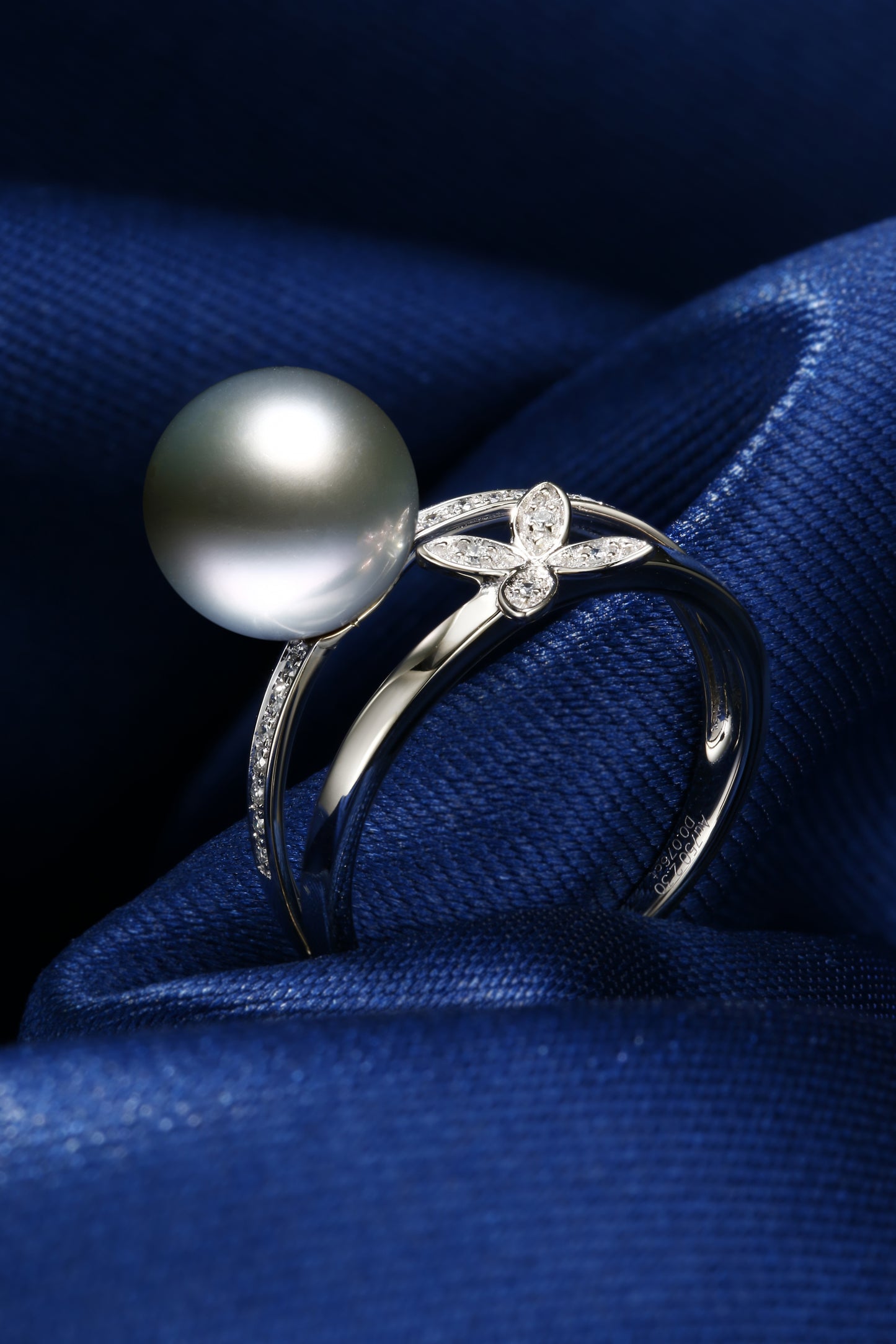 9.2mm Round Tahitian Pearl Ring | Pearl 18K Gold Ring, Custom Available
