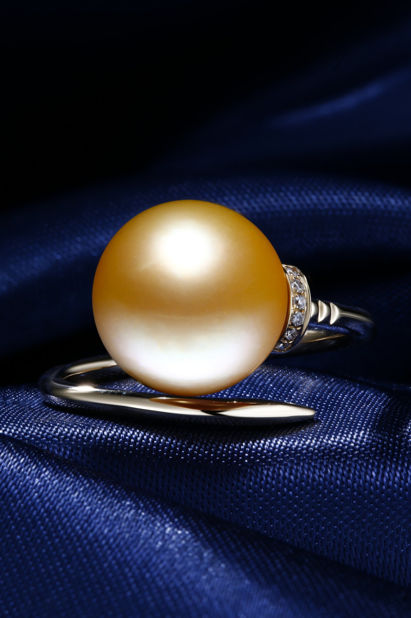 10.5mm South Sea Pearl Ring | Pearl 18K Gold Ring, Custom Available