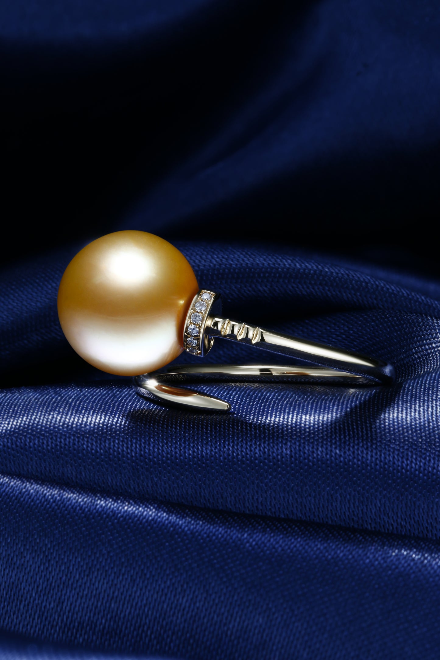 10.5mm South Sea Pearl Ring | Pearl 18K Gold Ring, Custom Available