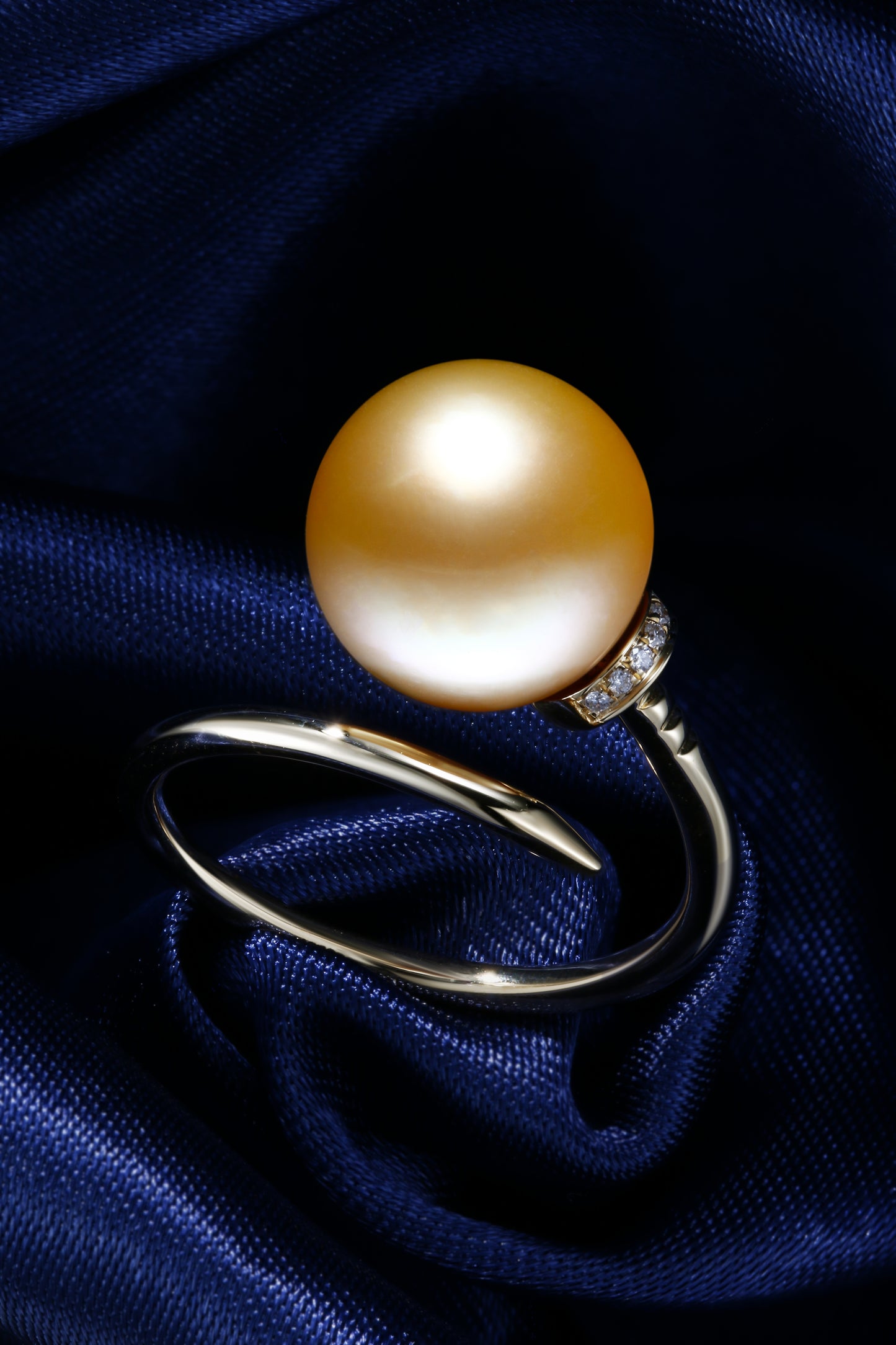 10.5mm South Sea Pearl Ring | Pearl 18K Gold Ring, Custom Available