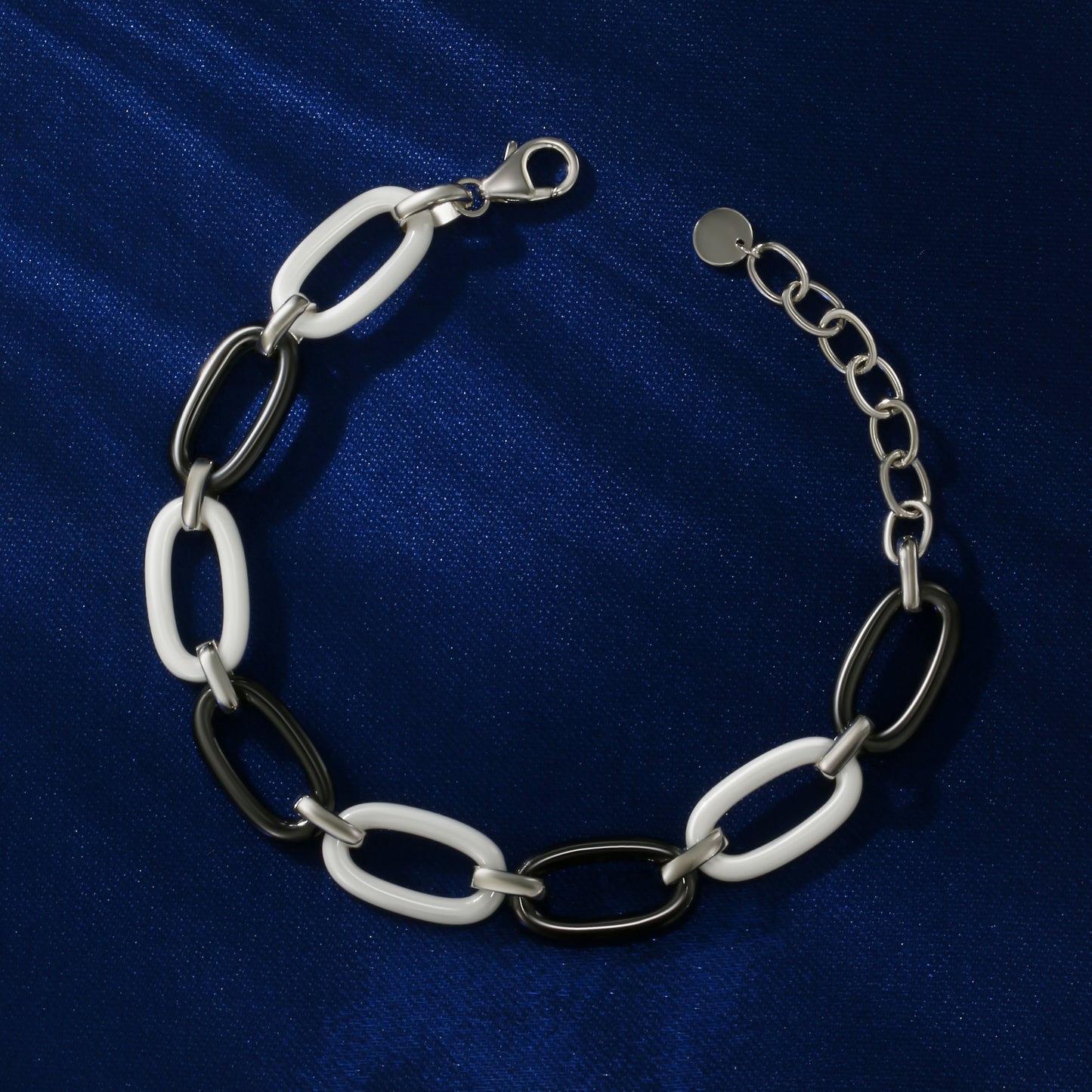 Ceramics Bracelet | Rhodium-Plated S925 Silver, Custom Available