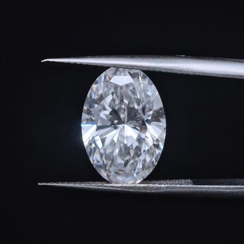 5.1ct Oval Briiliant Cut Lab Diamond | Diamond Loose Gemstone, Custom Accept