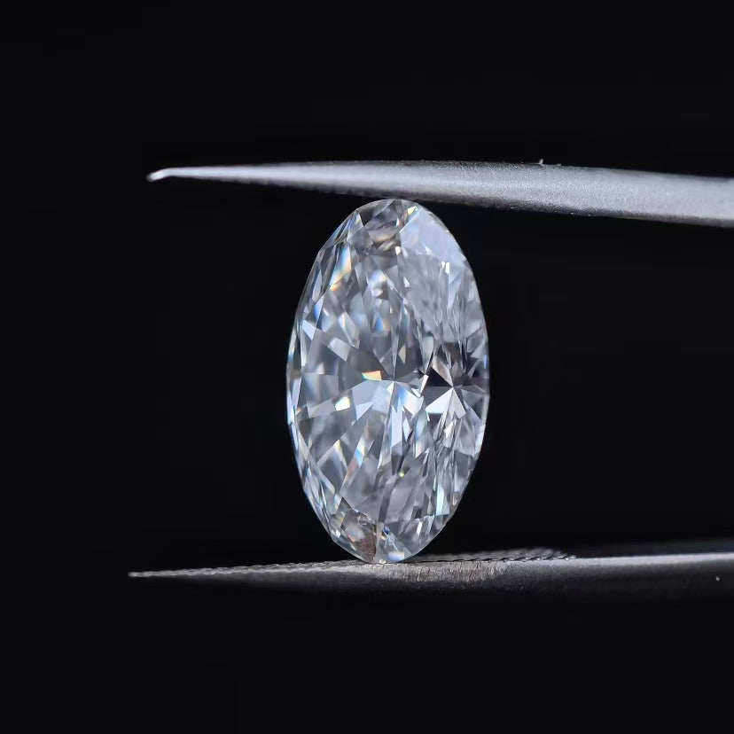 5.1ct Oval Briiliant Cut Lab Diamond | Diamond Loose Gemstone, Custom Accept