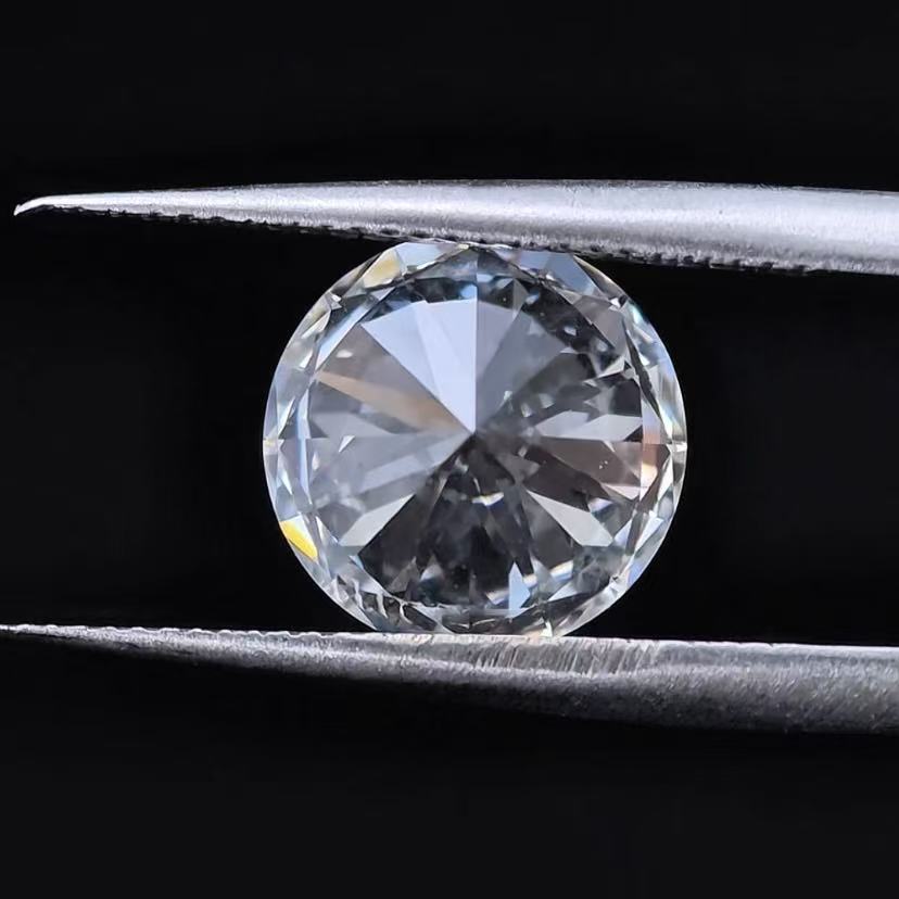 3.1ct Round Briiliant Cut Lab Diamond | Diamond Loose Gemstone, Custom Accept