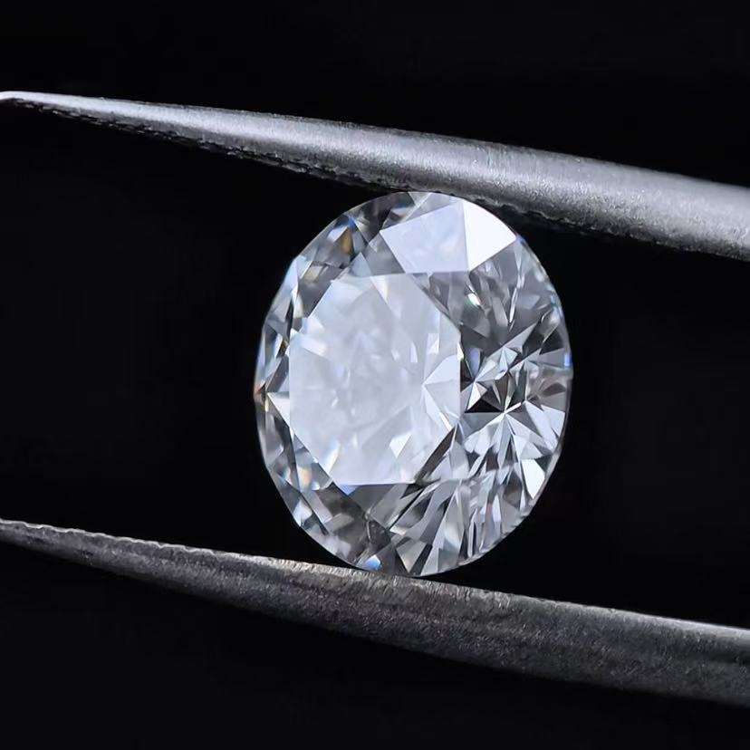 3.1ct Round Briiliant Cut Lab Diamond | Diamond Loose Gemstone, Custom Accept
