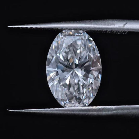 3.08ct Oval Briiliant Cut Lab Diamond | Diamond Loose Gemstone, Custom Accept