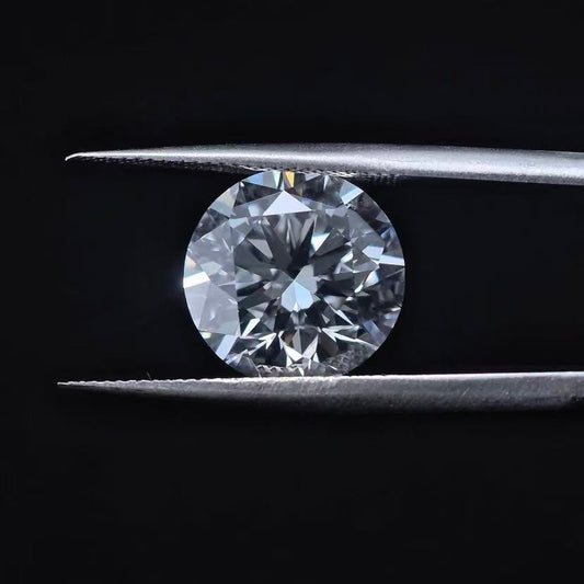 6.01ct Round Briiliant Cut Lab Diamond | Diamond Loose Gemstone, Custom Accept