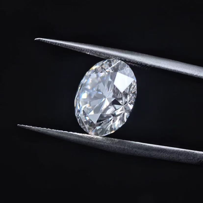 6.01ct Round Briiliant Cut Lab Diamond | Diamond Loose Gemstone, Custom Accept