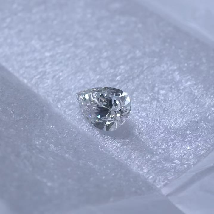4.08ct Pear Briiliant Cut Lab Diamond | Diamond Loose Gemstone, Custom Accept