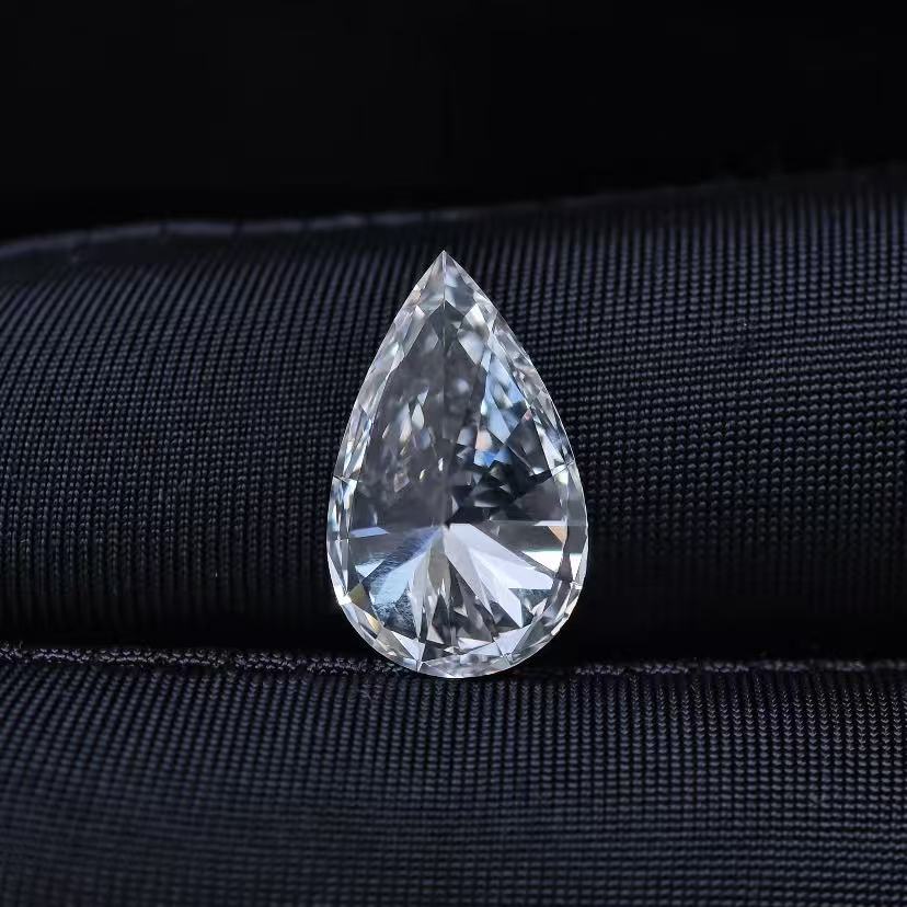 4.08ct Pear Briiliant Cut Lab Diamond | Diamond Loose Gemstone, Custom Accept