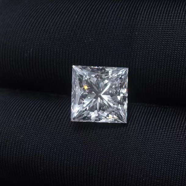 4.04ct SQ Princess Cut Lab Diamond | Diamond Loose Gemstone, Custom Accept