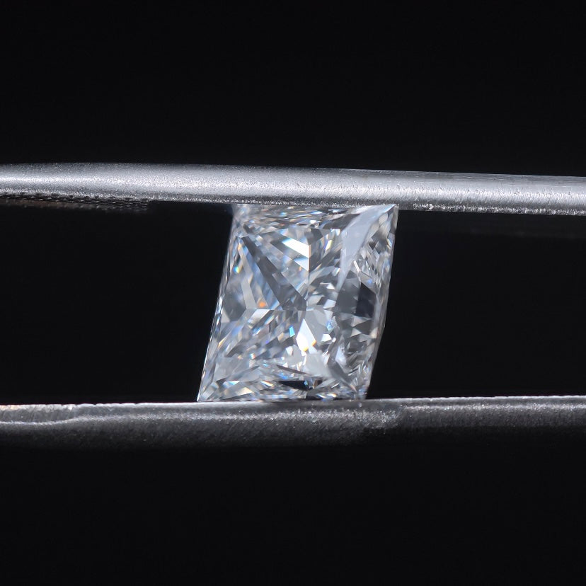 4.04ct SQ Princess Cut Lab Diamond | Diamond Loose Gemstone, Custom Accept