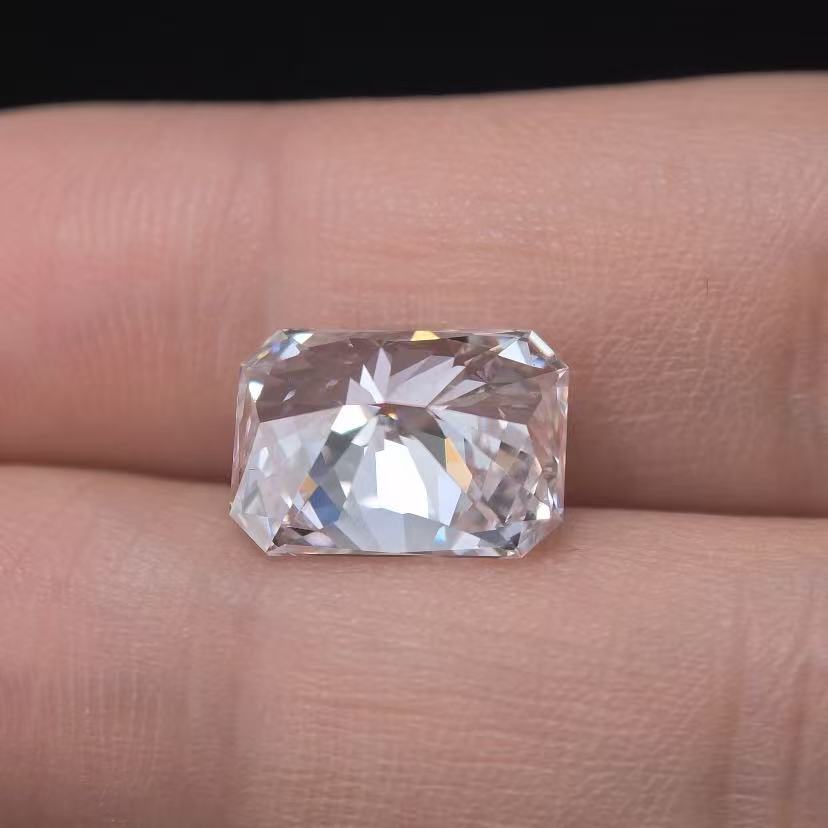 5.16ct Cut Cornered rectangular modified brilliant cut Lab Diamond | Diamond Loose Gemstone, Custom Accept