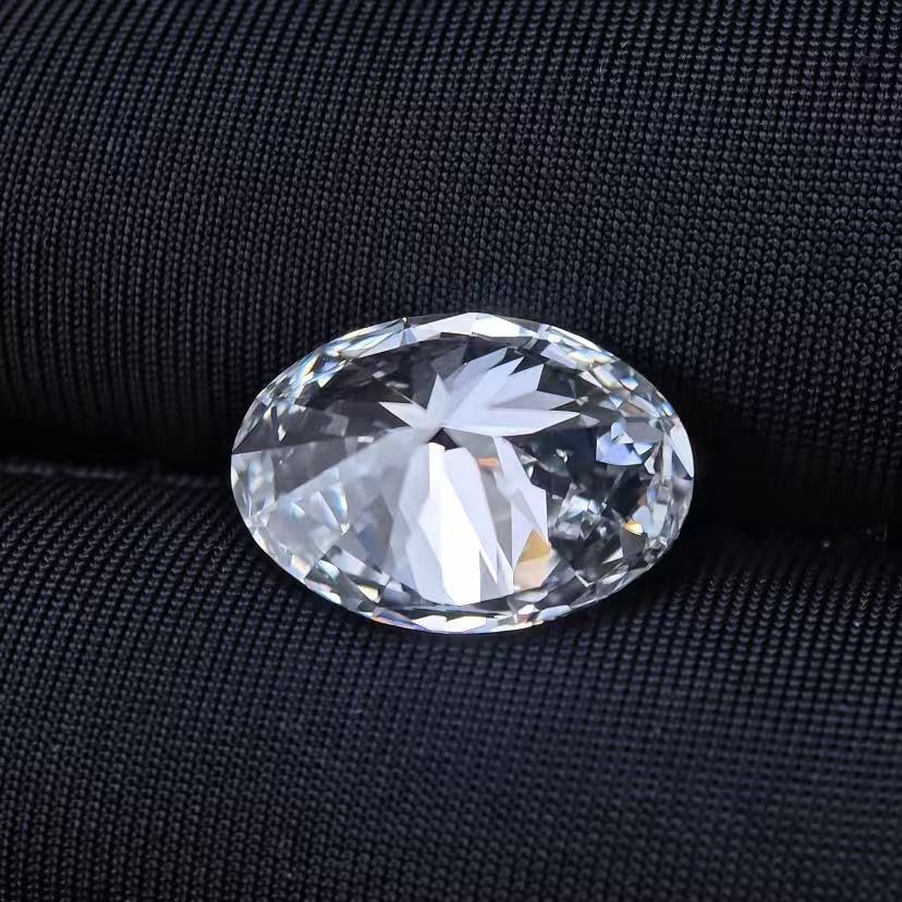 4.09ct Oval Briiliant Cut Lab Diamond | Diamond Loose Gemstone, Custom Accept